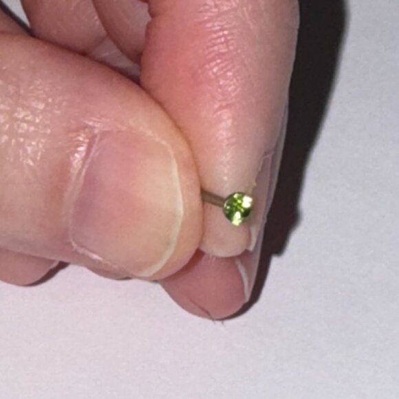 20 Gauge 3mm Green Nose Straight Rings - Picture 1 of 16